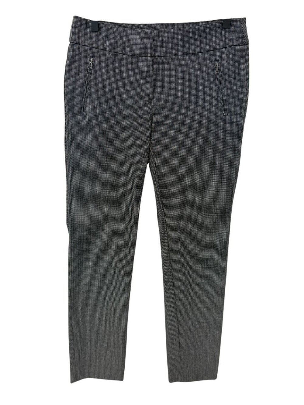 LOFT Marisa Skinny Pants Size 4 Black Ankle Zip Stretch Work Career